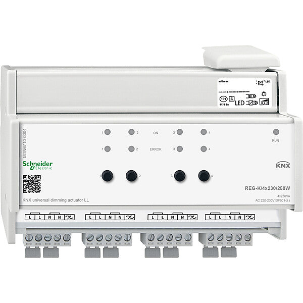 Schneider Electric KNX Universal-Dimmaktor LL REG-K/4x230/250 W MTN6710-0004